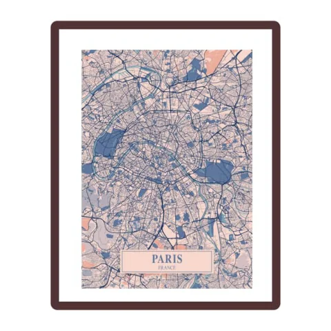 City Map souvenir