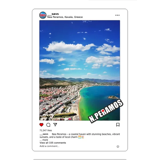 Instagram collection souvenir